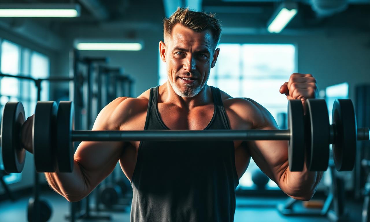 Man training with Prime Perform Supplement™